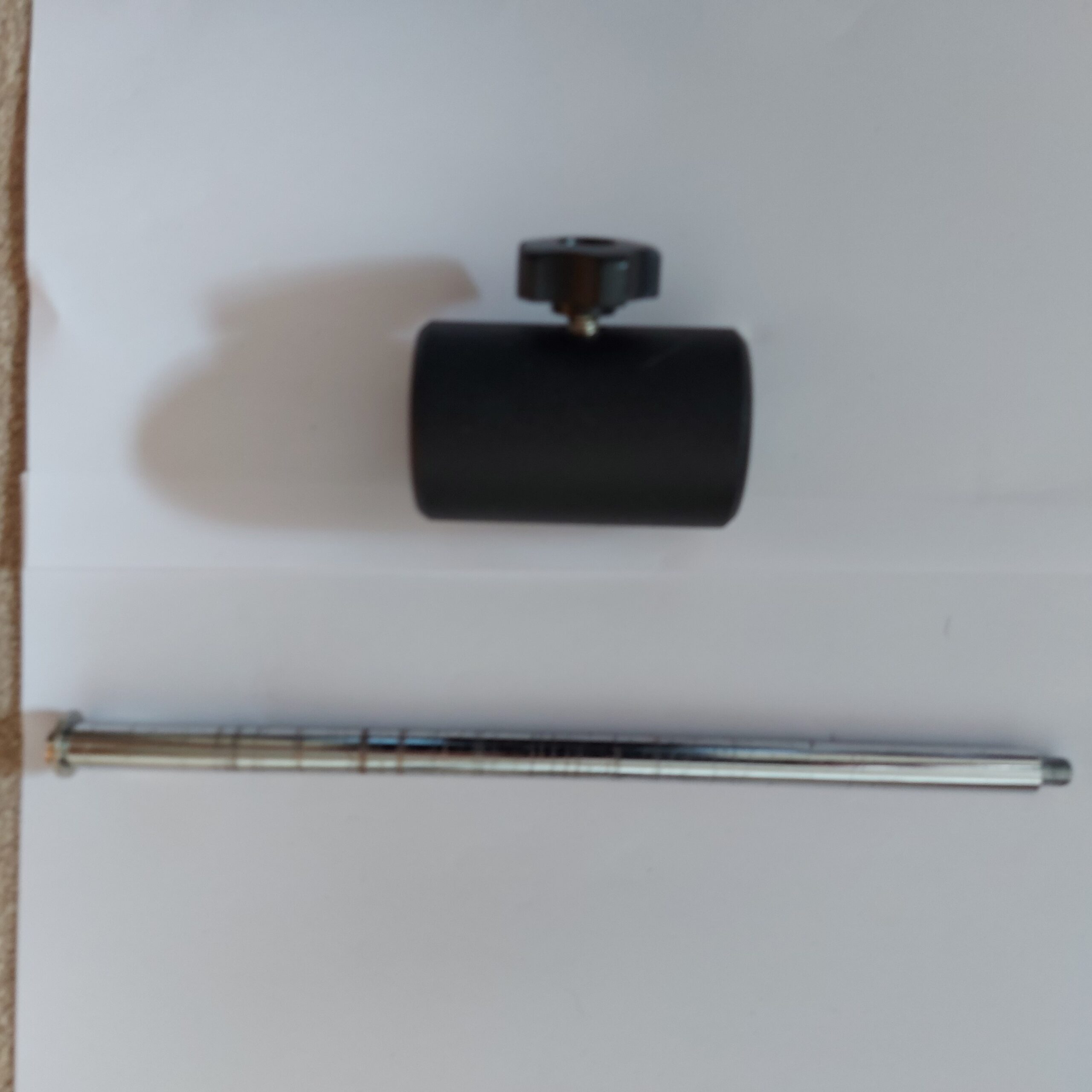 Counterweight and shaft for the Sky-Watcher Star Adventurer 2i.