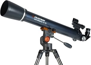 Celestron AstroMaster LT 70AZ 70mm refractor telescope on manual alt-azimuth mount